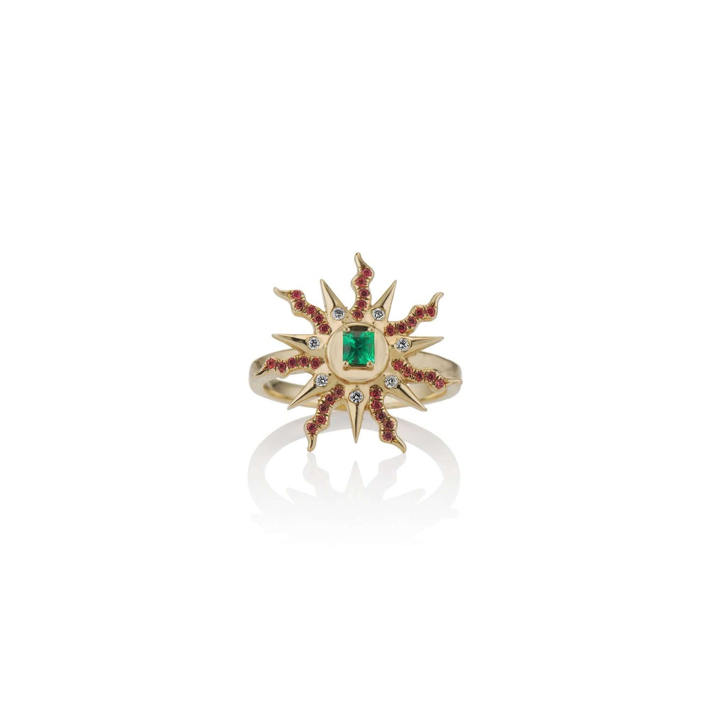 Rings 19: The Sun Ring Our Jewelry is proudly idealized, designed, prototyped, and produced in New York City from start until finish by hard working hands. Please note that these pieces are currently made to order and will ship in 2-8 weeks from the date