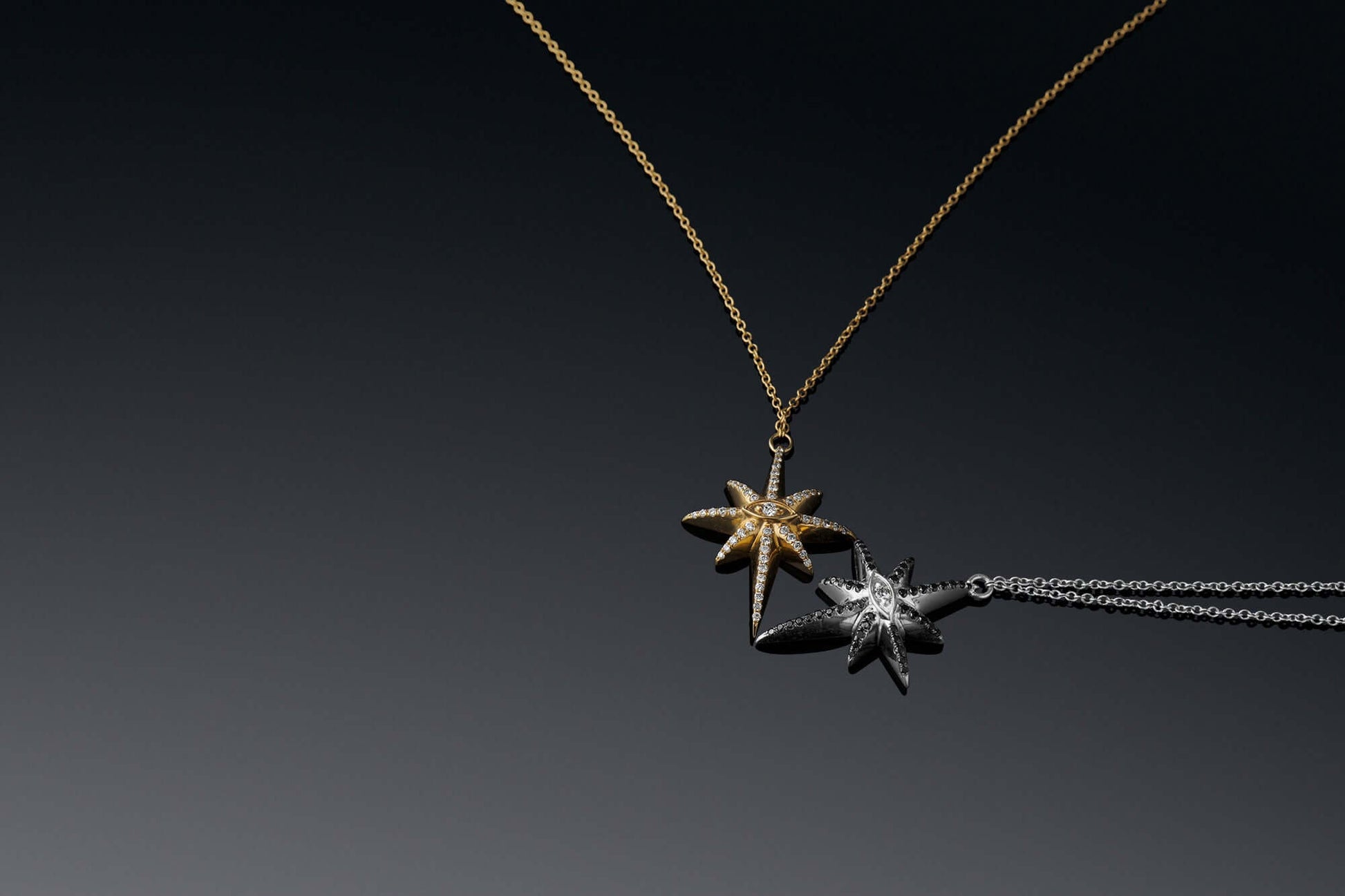 Necklaces 17: The Star Pendant Our Jewelry is proudly idealized, designed, prototyped, and produced in New York City from start until finish by hard working hands. Please note that these pieces are currently made to order and will ship in 2-8 weeks from t
