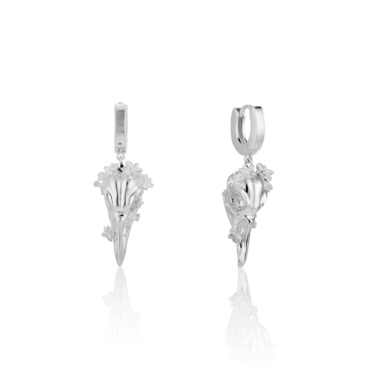 KIL N.Y.C. x Gotham Taxidermy Corvid Skull Earrings