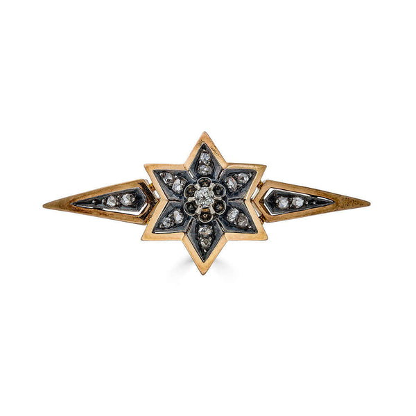 Victorian Diamond Star Pendant