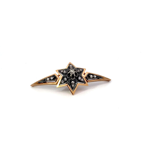 Victorian Diamond Star Pendant