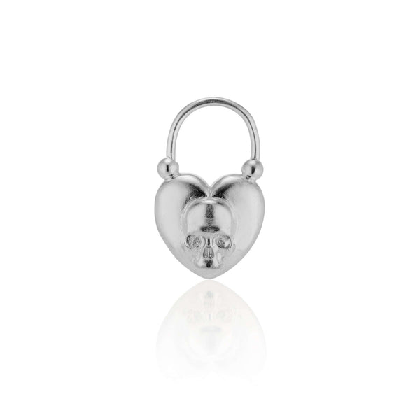 Necklaces Nekros Padlock BOLD NEW PADLOCK STYLES - The Nekros Lock is inspired by Momento Mori pieces we've collected through the years. It's name come from the Greek work for Death, winking at the idea of mortality. 10% of all sales will be donated to 22