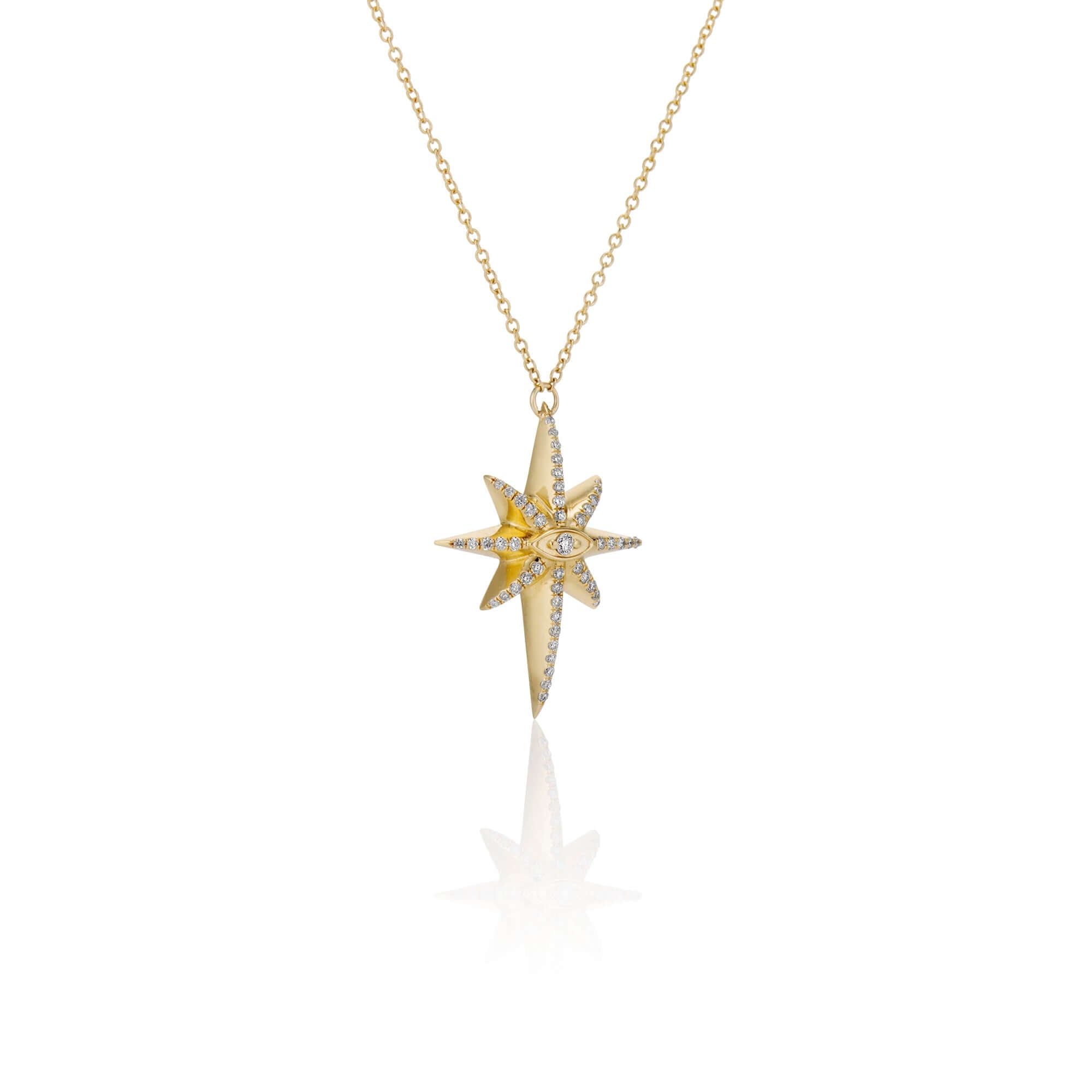 Necklaces 17: The Star Pendant Our Jewelry is proudly idealized, designed, prototyped, and produced in New York City from start until finish by hard working hands. Please note that these pieces are currently made to order and will ship in 2-8 weeks from t