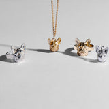 Gold Frenchie Pendant