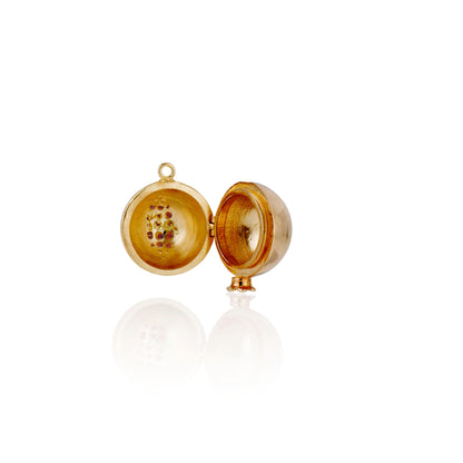 Golden Pomegranate Locket