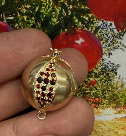 Golden Pomegranate Locket