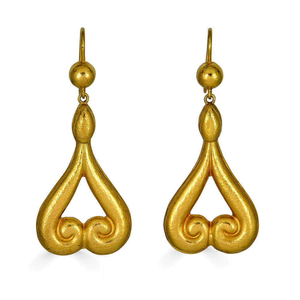 LALAOUNIS 18K Gold Earrings - Ancient Elegance RebornElevate any look with LALAOUNIS 18K Gold Earrings! Experience timeless Greek design, rich gold hues & a flattering shape for daily sophistication.LALOUNIS 18k GOLD EARRINGSIconic Greek imagery dangle ea