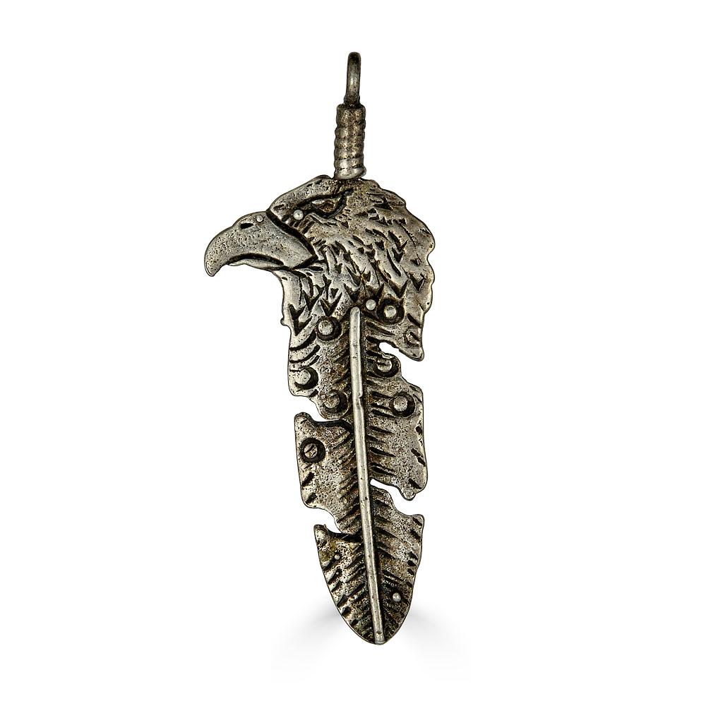 Navajo Eagle Feather Pendant