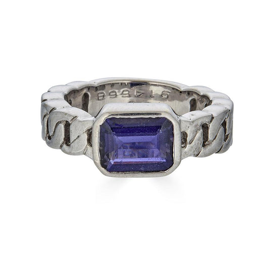 East to West Iolite Ring by Chanel