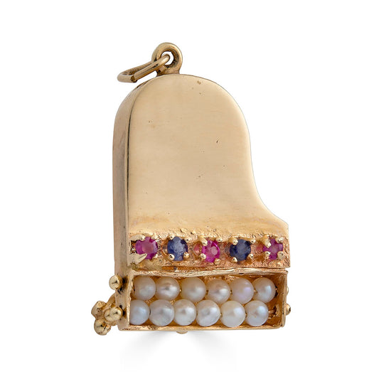 Vintage 14k Piano Charm
