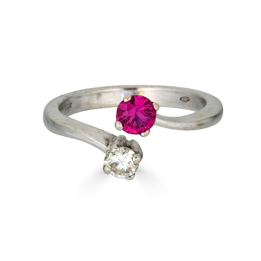 Vintage Toi Et Moi Ring