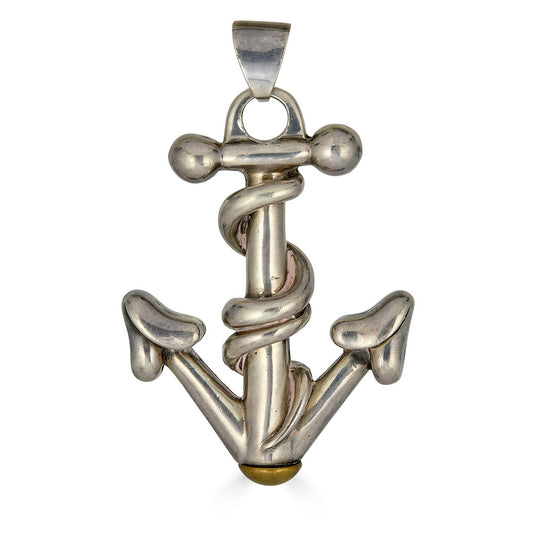 Vintage Kieselstein Cord Anchor Pendant