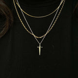 Mini Sword PendantA tiny dagger as a symbol of protection and strength. Sword jewelry is very wearable and this tiny sword was birthed for those who want something a bit more delicate to wear compared to their larger counterparts. Each sword comes on a 18