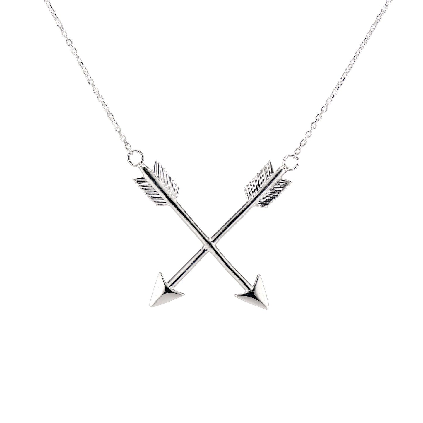 The Arrows Of HerculesA layering pendant created from silver scraps that we had in the studio to use as psychic armor. When Hercules slayed the Lernian Hydra, he dipped his arrows in it's poison which he later used to slay the stymphalian birds. 10% of ea