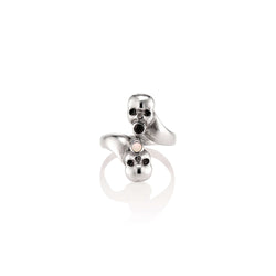 Rings Toi Et Mort Ring A new take on a skull ring inspired by antique french toi et moi (you and me) rings. Each stone is customizable and represents one of two lovers. Perfect for daily wear and can be made in solid gold as a gorgeous alternative to a we