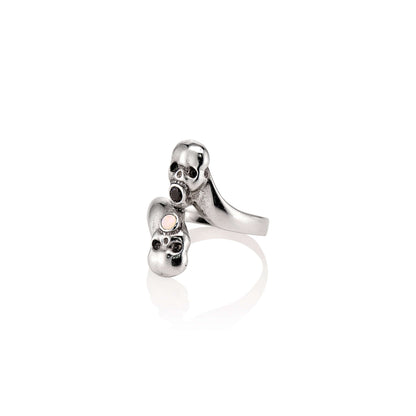 Rings Toi Et Mort Ring A new take on a skull ring inspired by antique french toi et moi (you and me) rings. Each stone is customizable and represents one of two lovers. Perfect for daily wear and can be made in solid gold as a gorgeous alternative to a we