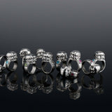 Cranium RingA manifestation of luck, biker rings are traditionally worn to drive death away, for those who choose to live on the wild side. Some believe these rings bring luck on the road, while others believe they are a symbol for salvation. Wearing a sk