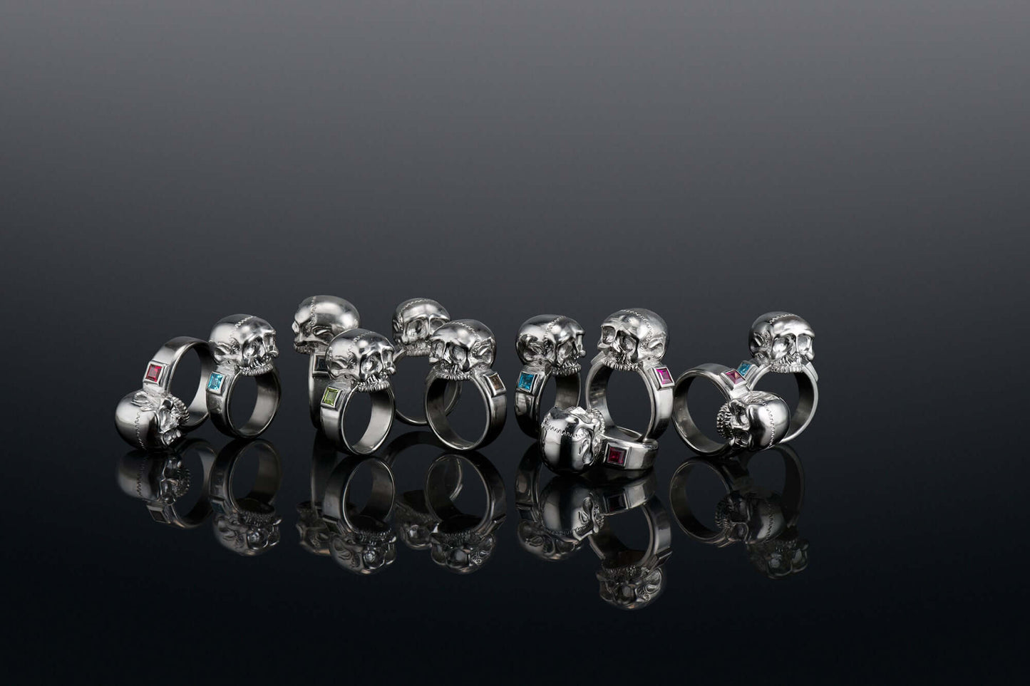 Cranium RingA manifestation of luck, biker rings are traditionally worn to drive death away, for those who choose to live on the wild side. Some believe these rings bring luck on the road, while others believe they are a symbol for salvation. Wearing a sk