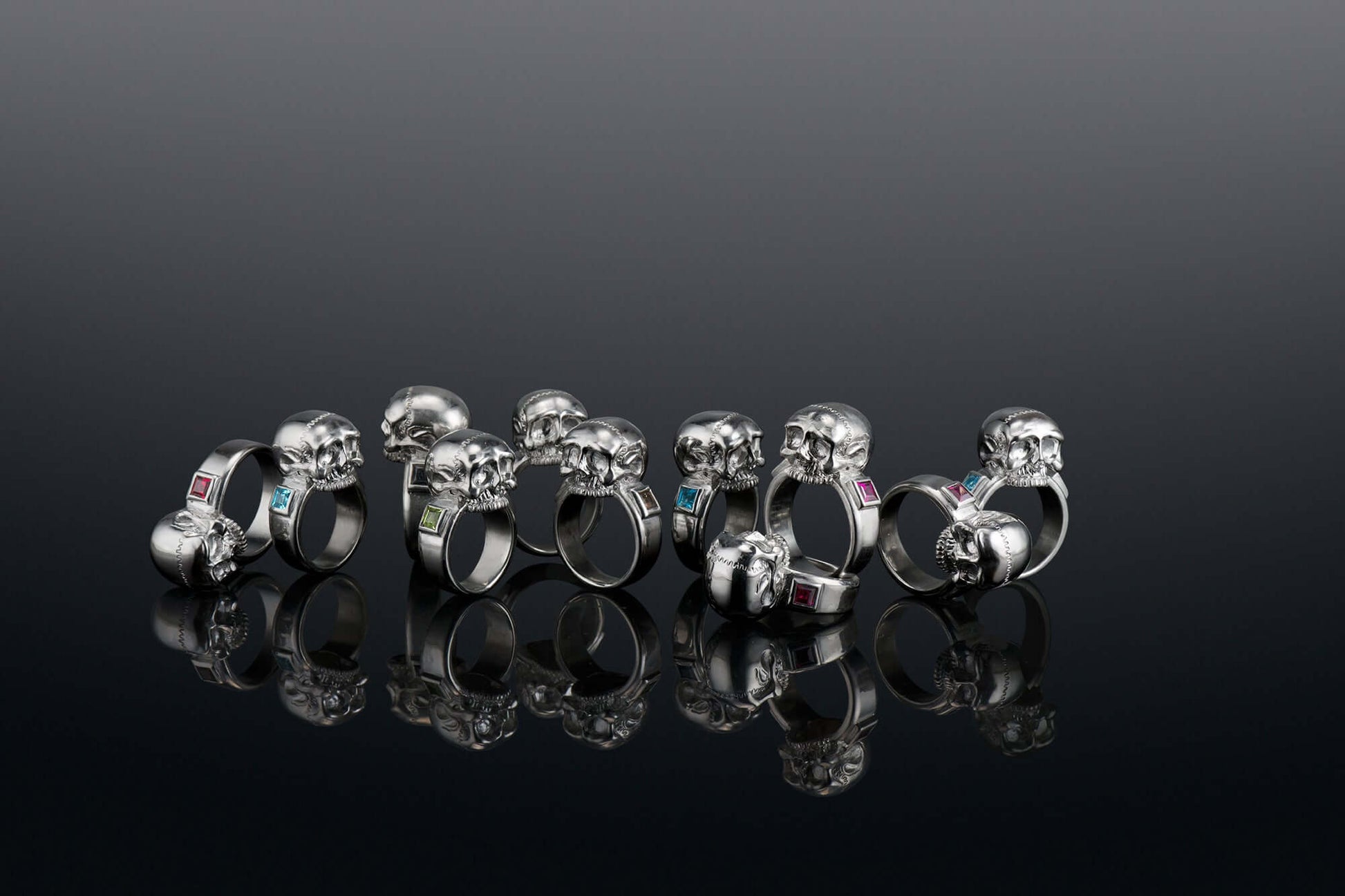 Cranium RingA manifestation of luck, biker rings are traditionally worn to drive death away, for those who choose to live on the wild side. Some believe these rings bring luck on the road, while others believe they are a symbol for salvation. Wearing a sk