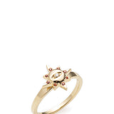 Rings Sapphire Helios Ring A pendant inspired by Helios, the Greek goddess of the moon. I am inspired by Greek mythology and how the sun affects our lives on earth. A little evil eye is inscribed on each pendant as a symbol of protection and my family’s G