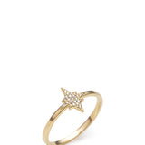 Rings Pave Starbright Ring A diamond pave variation of the starbright ring from our KIL LITE line. Inspired by the North Star to help point you in the right direction. Our Jewelry is proudly idealized, designed, prototyped, and produced in New York City f