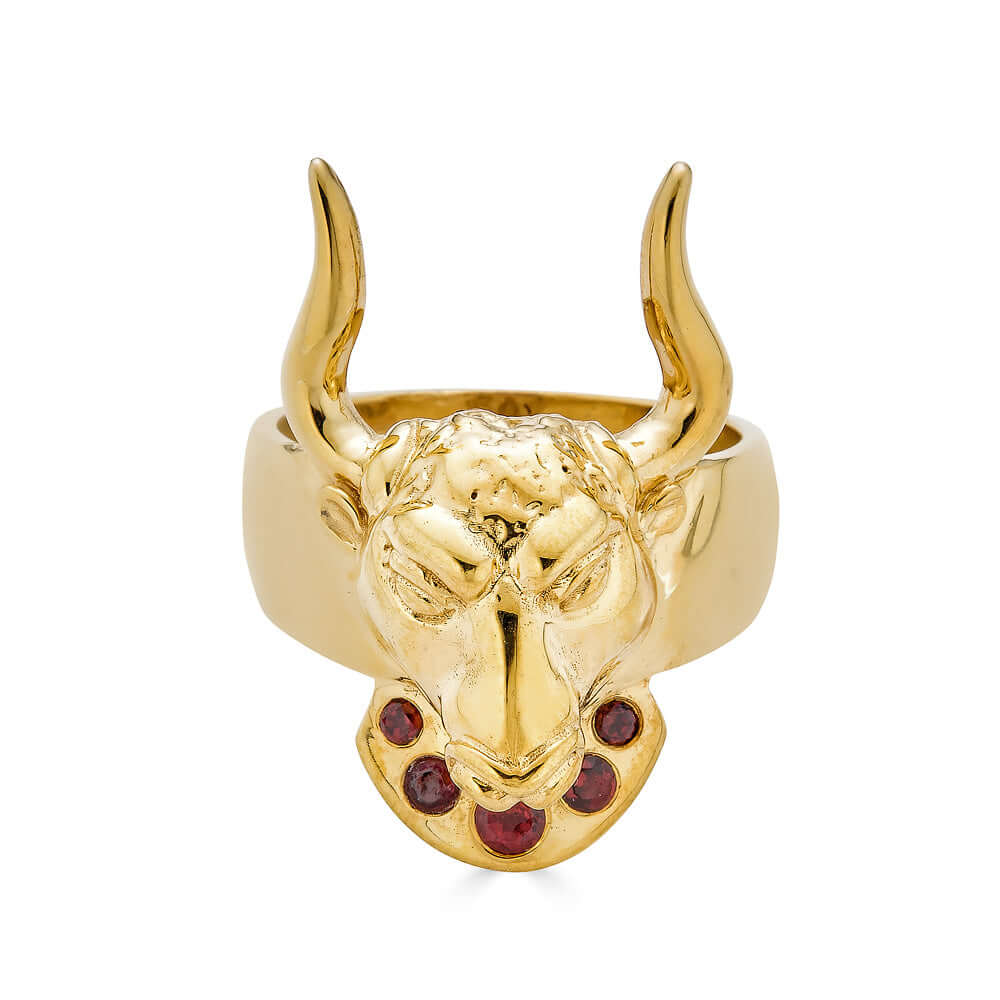 Minos RingThe Minotaur was a monster appearing with the head of a bull and the body of a human slayed by Perseus. It is one of the most iconic creatures from Greek mythology. This ring was completely hand carved and was inspired by Ancient Greek relics fr