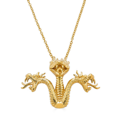 Lernian PendantOne of our favorite creations from this collection and it will surely appear to our fellow snake jewelry lovers. Inspired by the Lernian Hydra; a multi headed monster that Hercules was tasked to slay as part of his twelve tasks. A highly de