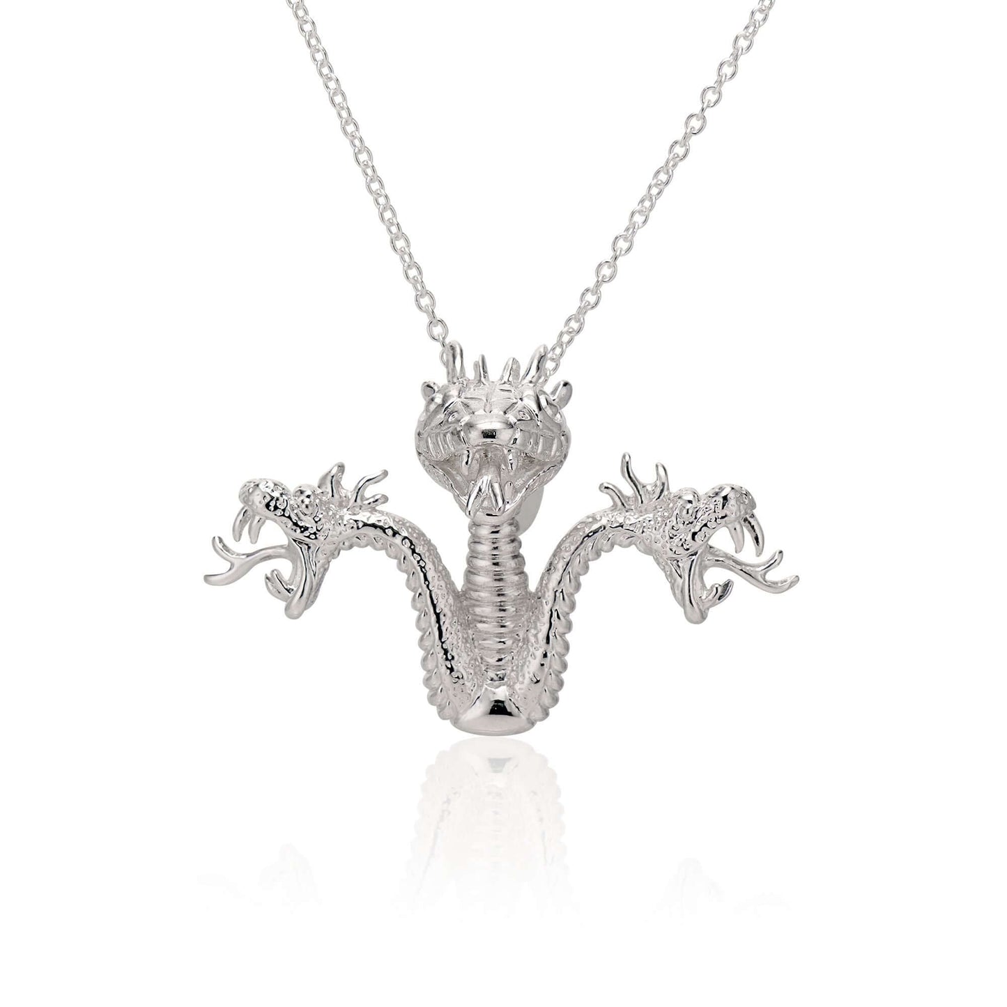 Lernian PendantOne of our favorite creations from this collection and it will surely appear to our fellow snake jewelry lovers. Inspired by the Lernian Hydra; a multi headed monster that Hercules was tasked to slay as part of his twelve tasks. A highly de